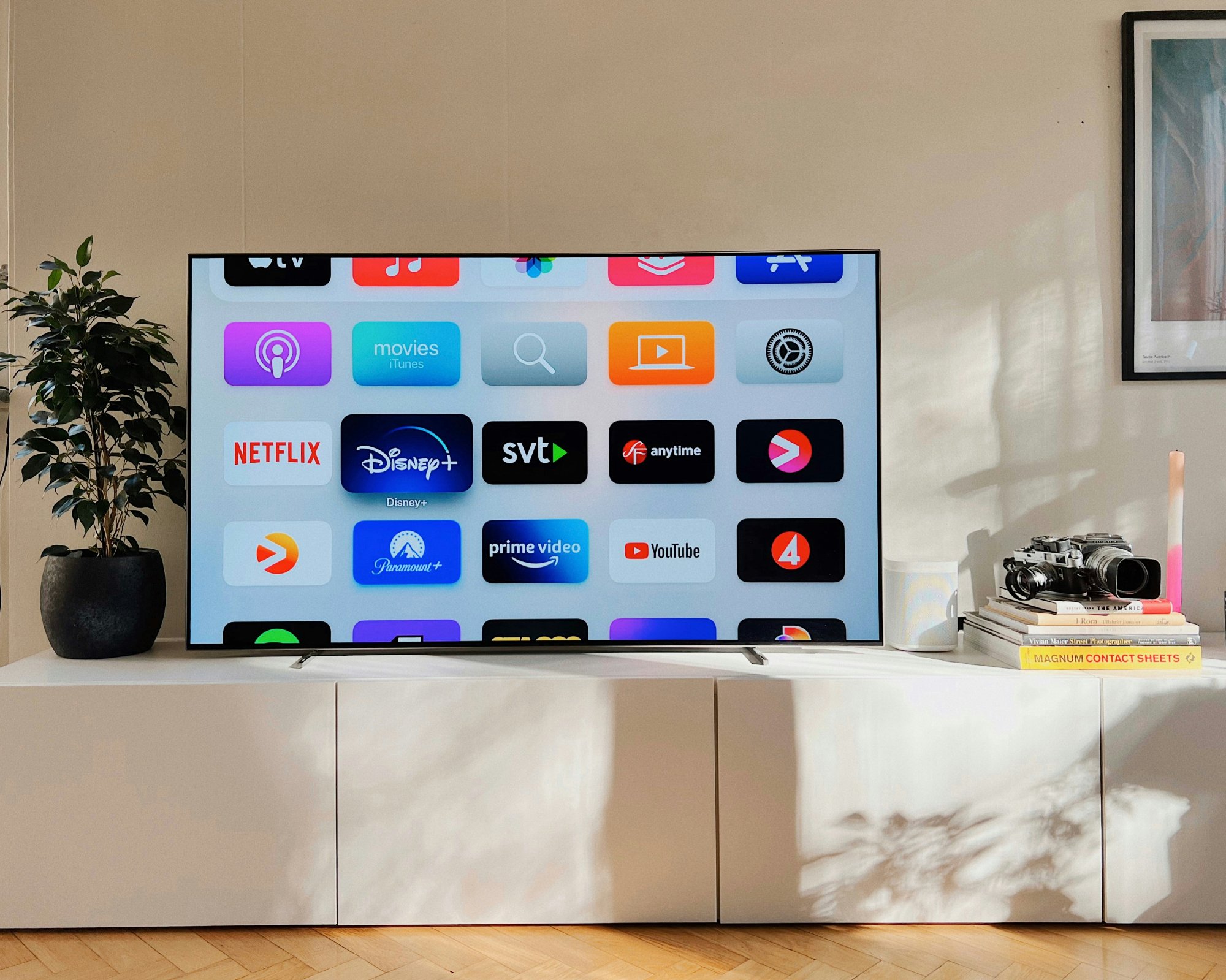 TV and streaming setup